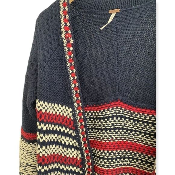 FREE PEOPLE Nordic Cardigan Duster M - Picture 6 of 11